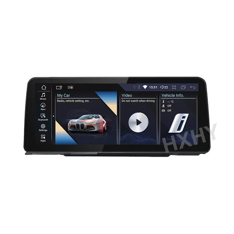 Hxhy 10.25/12.3 "Snapdragon màn hình Android 13 xe đa phương tiện Player cho BMW F30 F31 F34 F32 F33 F36 đài phát thanh Carplay GPS