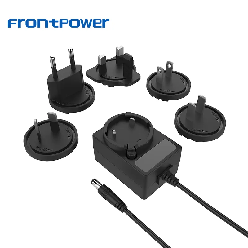 Frontpower 5V 6V 8V 9V 12V 24V 0.5A 1A 2A 2.5A 3A US EU UK AUプラグメディアフォン用ACDC充電器電源アダプター