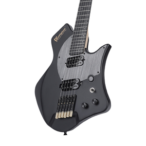 <span class=keywords><strong>Guitare</strong></span> électrique sans tête D-350 Bullfighter, nouveau style, corps en okoumé, 5 pièces en okoumé et manche en érable, touche en palissandre indien - Product Image 6