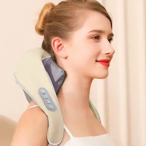 High Quality 6D Digital Trapezius Massager Rechargeable Electric Wireless Mini Neck And Shoulder Massager