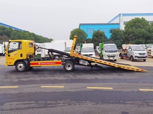 Alta calidad 4 toneladas 5 toneladas camión de auxilio de cama plana camión de remolque Rollback Road Wrecker con barato para la <span class=keywords><strong>venta</strong></span> - Product Image 6