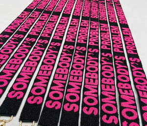 Sangle de sac perlée personnalisée Sangle de sac à main colorée faite main, personnalisée, réglable, design unique, accessoires de mode pour femmes et filles - Product Image 1