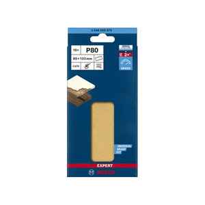 แผ่นขัด C470สำหรับผู้เชี่ยวชาญ Bosch ขนาด93x186มม. กรวด80-120 (10ชิ้น) - Product Image 6