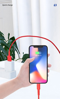 Kabel USB Type-C ke Micro USB 1M 2M Terjalin, Pengisian Cepat 3A untuk Ponsel & Power Bank