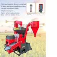 Ligne de production complète de rizerie 20 tonnes par jour, usine automatique avec déstonneuse, décortiqueuse et polisseuse pour rizerie