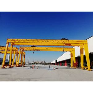 Heavy Electric Lifting Gantry <strong>Crane</strong> 20-30 Ton Double Girder with European Trolley Motor &amp; Engine Bearing Radio Control - Product Image 1
