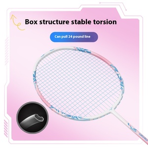 Chính thức Flagship cửa hàng siêu nhẹ chuyên nghiệp cầu lông vợt duy nhất đôi sợi carbon PU hàng hóa chính hãng lông vợt - Product Image 6