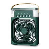 Ventilateur rafraîchisseur d'air portable avec humidificateur à brume d'eau, moteur DC 3 vitesses, batterie rechargeable, ventilateur de refroidissement domestique