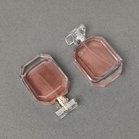 Flacons de parfum vides de luxe octogonaux personnalisés de 100 ml, en verre épais, avec bouchon en acrylique cristallin, OEM ODM