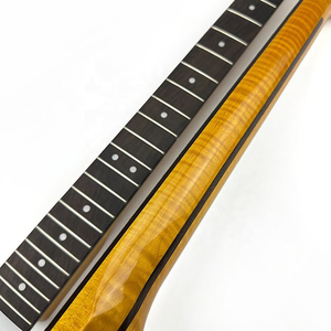 Vente flash : Manche de guitare 22 frettes, rayon de 12 pouces, manche de guitare en érable flammé TL avec touche en palissandre - Product Image 6