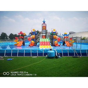 Chuyên sản xuất ngoài trời Tùy Chỉnh sợi thủy tinh trượt nước hồ bơi sợi thủy tinh trượt thiết bị giải trí ngoài trời lớn - Product Image 6