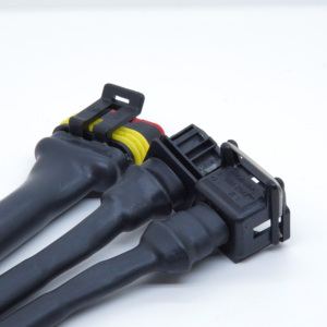 Evrensel 1'den 2'ye Araç Kablo Demeti, LED Çalışma Lambaları için Otomotiv Konnektörlü Su Geçirmez Splitter Kablo - Product Image 4