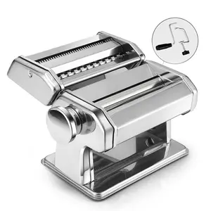 Prachtige Hoge Kwaliteit Pasta Maker Machine Roestvrijstalen Pasta Roller Machine Handmatige Roestvrijstalen Noedelmaker Machine