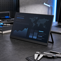 Monitor Portátil de 23.8 Pulgadas y 144Hz, Pantalla Externa FHD IPS con HDMI Tipo-C y Soporte Integrado