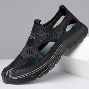 Men's Summer Open <b>Toe</b> Sandals Lightweight Cushioning Arch <b>Support</b> Waterproof Breathable Outdoor Walking Shoes - Product Image 5