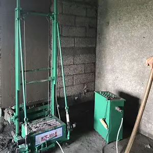 Mesin penyemprot plester dinding eksterior beton elektronik otomatis penuh generasi ke-8/mesin plester rendering mac