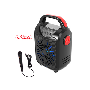 Altavoz de Karaoke portátil inalámbrico para exteriores de 6,5 pulgadas, superventas, con micrófono, graves activos, altavoces BT ruidosos, Radio FM - Product Image 6