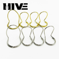 HIVE Wholesale Lot de 4 plectres de doigt réglables en métal à ressort pour guitare, banjo, mandoline, pour pouce et index
