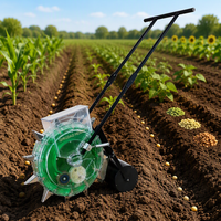 Semoir manuel portable fiable pour maïs, haricots et arachides – Machine à semer les graines en gros