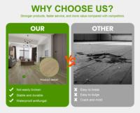 Fabrik-Günstige 2mm Klebe-/Selbstklebende Wasserdichte PVC-Bodenplanken Vinyl-Bodenbelag Großhandel