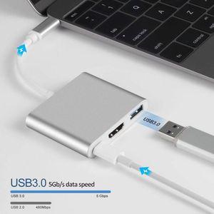 <span class=keywords><strong>Hub</strong></span> USB tipo C 3 en <span class=keywords><strong>1</strong></span> con puerto HDTV 4K USB 3,0 y puerto de carga de entrega de energía para adaptador de tipo C a HDTV de stock usado de <span class=keywords><strong>Google</strong></span> - Product Image 3