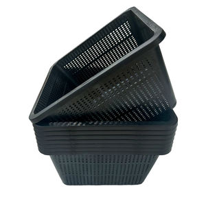 HG9SQBK Paniers carrés pour plantes aquatiques de 9 pouces - Paniers en maille plastique noire durable pour bassin - Product Image 5