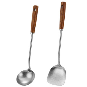 Pure Titanium Spatula And Ladle Set Rosewood Handle Nonstick Kitchen Utensils For Home Use - Product Image 2