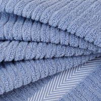 Ensemble d'essuie-mains épais en coton Serviettes de luxe