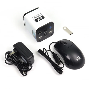 Microscope électronique industriel 4K, zoom continu 25-230X, imagerie stéréoscopique 2D/3D avec stockage 8G, éclairage LED réglable - Product Image 2