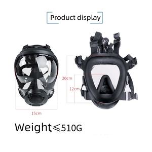 Masker Gas wajah penuh, Pelindung muka penuh untuk keamanan pribadi, cat semprot poles debu pestisida & Kimia perlindungan Mack Gas - Product Image 6