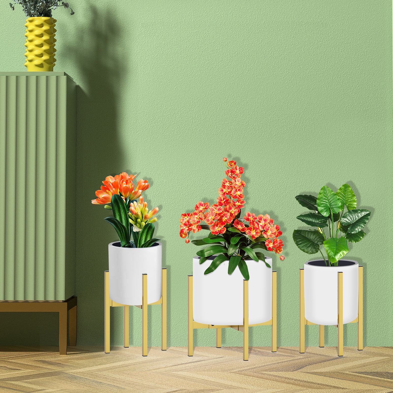 Home Decor Hotel Garden Decoration Accessories Metal Flower Planter