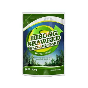 Harga pabrik pupuk Agricolas larut air bubuk ekstrak rumput laut ekstrak Alga serpihan pupuk Qingdao