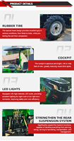 Livraison Gratuite Tracteurs Agricoles 4x4 Diesel 30cv 35cv 40cv 45cv 50cv à Vendre