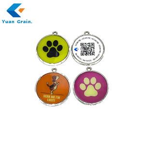 Пользовательские печатные QR-код 13,56 MHz NFC металлическое кольцо RFID Pet Tag для отслеживания собак/кошек - Product Image 5
