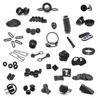 Pièces en caoutchouc moulé durable de formes variées en silicone, EPDM, NBR et autres matériaux