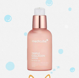 Suero Triple Colágeno MEDICUBE 55ml, Suero Facial Antienvejecimiento Coreano con Colágeno y Vitamina, Fórmula Sin Parabenos ni Siliconas - Product Image 1