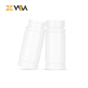 Opaque White PET Medicine Bottle 100-250ml Smooth Thread Mouth for Health &amp; Wellness Products Container - Product Image 2