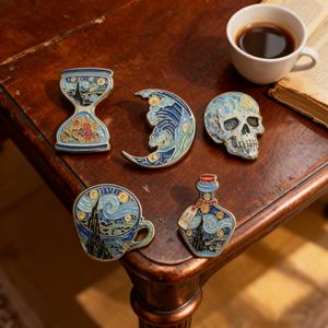 เข็มกลัดโลหะเคลือบสีคุณภาพสูง ออกแบบโลโก้โรงเรียนตามสั่ง ทนทาน เหมาะเป็นของที่ระลึกสำหรับนักเดินทาง - Product Image 5