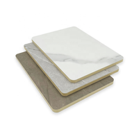 Dalle de marbre panneau mural panneau intérieur wpc feuilles de marbre pvc panneau de charbon de bois de bambou placage de bois mural