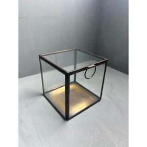 Boîte à bijoux décorative en laiton et miroir/verre utilisée pour la présentation et le rangement de bijoux Fournisseur d'Inde - Product Image 6