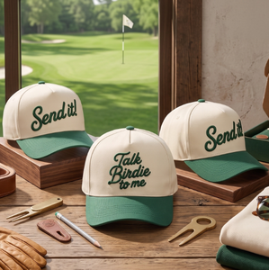 Gorra de Golf con Logotipo Personalizado, MOQ Bajo, OEM ODM, Bordado 3D, Gorra de Béisbol Vintage de Dos Tonos, Estilo A-Frame, 5 Paneles, Cierre a Presión - Product Image 1