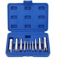Outils de démontage pour vis M4-M24, jeu d'extracteurs de tarauds, extracteur de tarauds à tête cassée, kit de 10 extracteurs de tarauds