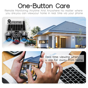 Cámara de Seguridad Exterior Solar V380 Pro, Triple Lente, Visión Nocturna de 360°, Detección Humanoide, Audio Bidireccional, CMOS, <span class=keywords><strong>WiFi</strong></span>, <span class=keywords><strong>4G</strong></span>, Tarjeta SD - Product Image 4
