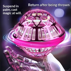Jouet transfrontalier : <span class=keywords><strong>Boule</strong></span> gyroscopique UFO à induction, <span class=keywords><strong>lumineuse</strong></span>, à lévitation magique, en plastique, intelligent, type soucoupe <span class=keywords><strong>volante</strong></span>, gyroscopique de doigt et <span class=keywords><strong>boule</strong></span> <span class=keywords><strong>volante</strong></span> - Product Image 3