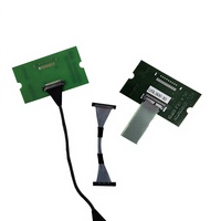 Cable micro coaxial de 30 pines USLS20-30-010-B para transmisión de alta velocidad LVDS/MIPI, ensamblaje de cable personalizado con paso de 0.4 mm