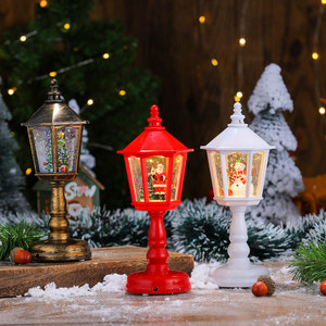 Nuevo artículo decorativo navideño, lámpara de mesa musical luminosa con agua, luz nocturna, adorno navideño creativo, Navidad - Product Image 2