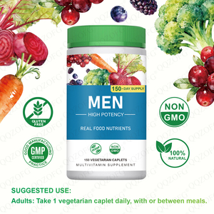 Cápsulas Multivitamínicas al por Mayor con Vitamina B12, A, D, C, <span class=keywords><strong>Zinc</strong></span>, <span class=keywords><strong>Magnesio</strong></span> y Más para Hombres, para Apoyo Nutricional Diario - Product Image 3