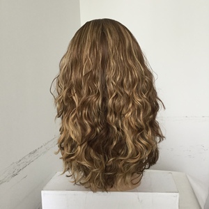 Perruques <span class=keywords><strong>de</strong></span> <span class=keywords><strong>sport</strong></span>/gym sans colle, style vague, 100 % cheveux humains européens, <span class=keywords><strong>prix</strong></span> <span class=keywords><strong>d</strong></span>'usine en gros, pour femmes blanches - Product Image 1