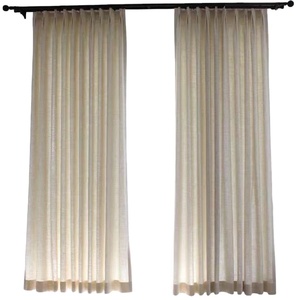 Nordic Simple Style <strong>Voile</strong> Rideau Solid Color Window Drapes <strong>Thick</strong> Linen Fabric Semi Sheer <strong>Curtain</strong> - Product Image 2
