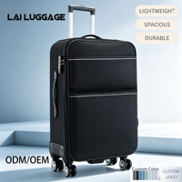 Valise extensible en tissu Oxford imperméable, bagage souple à 4 roulettes silencieuses, OEM&ODM